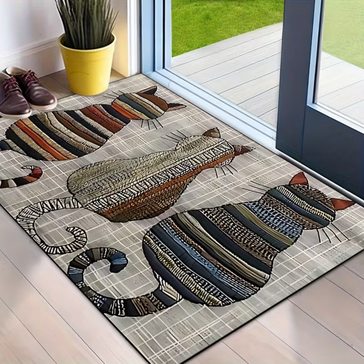 Quick Dry Diatomite Bath Mat - Alfombra de Entrada Cuadrada de Secado