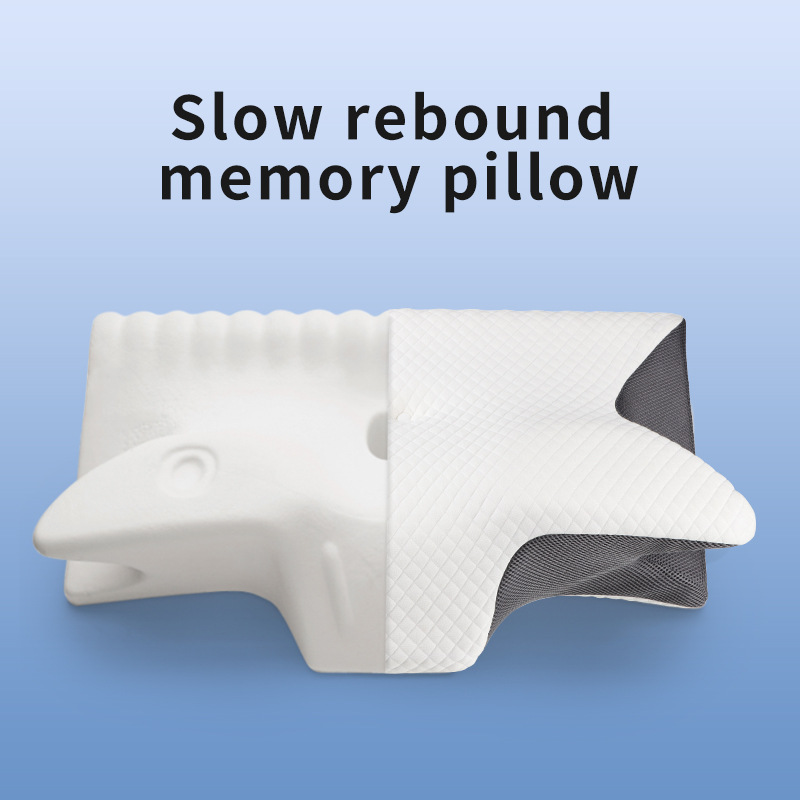 Memory Foam Orthopedic Pillow Neck Pain - Almohada Cervical Ergonómica de Espuma Viscoelástica,