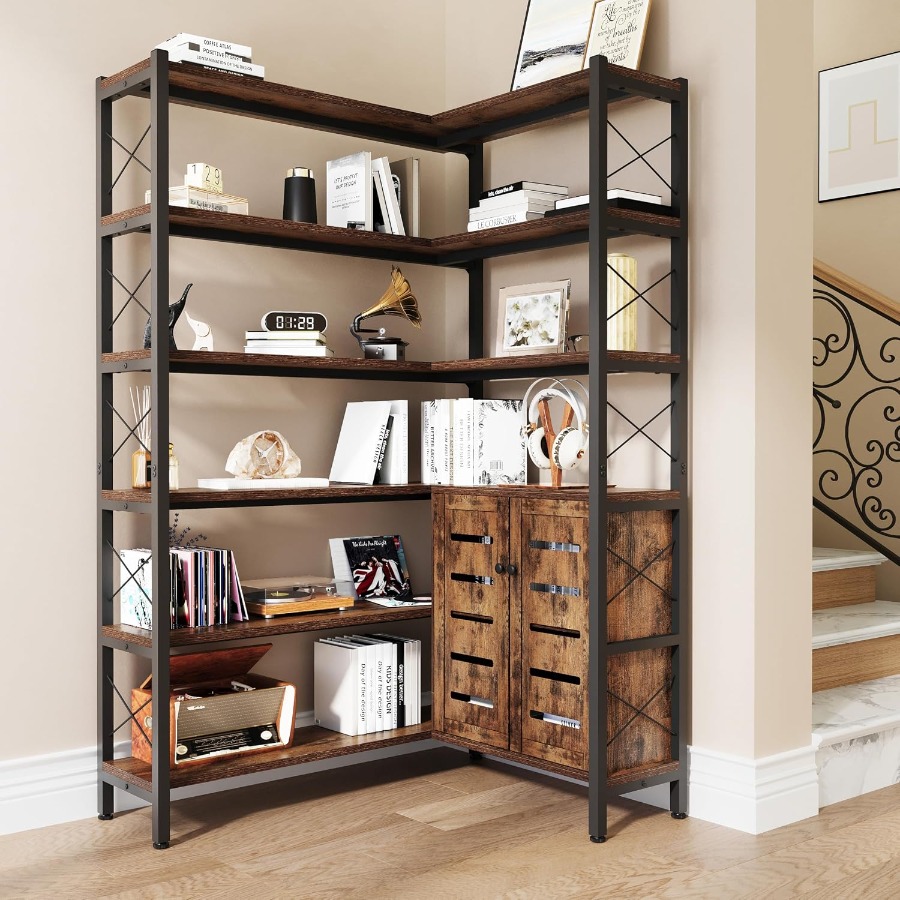Estantería de esquina con 6 es - Storage & Organization reseña y precio