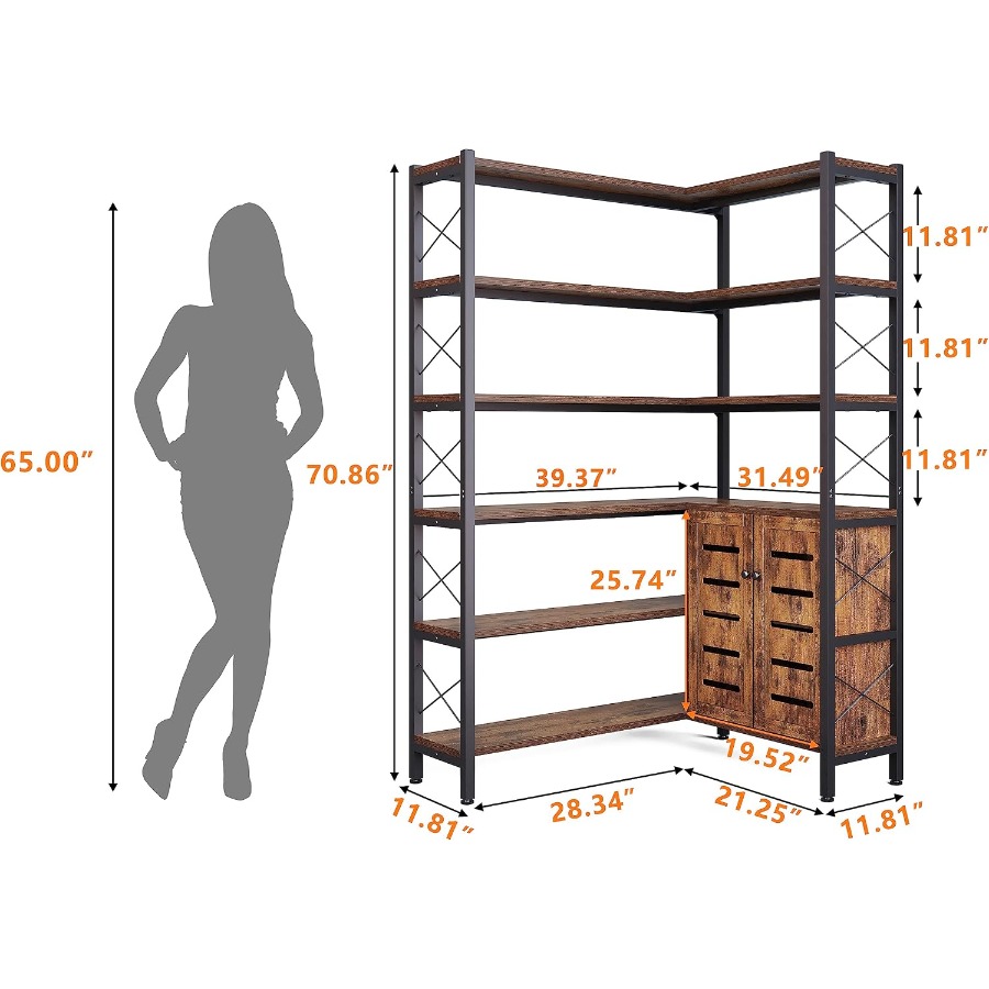 Estantería de esquina con 6 es - Storage & Organization reseña y precio