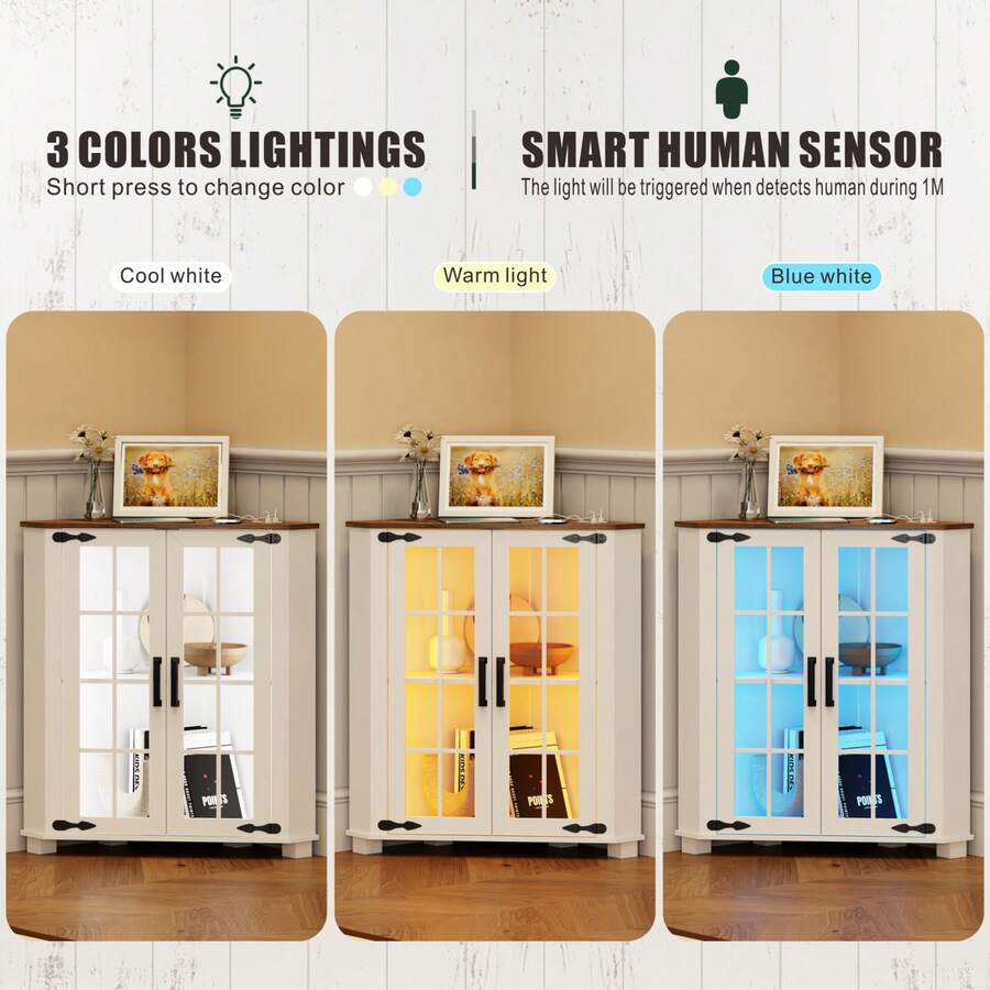 Mueble de estilo rústico con l - Storage & Organization reseña y precio