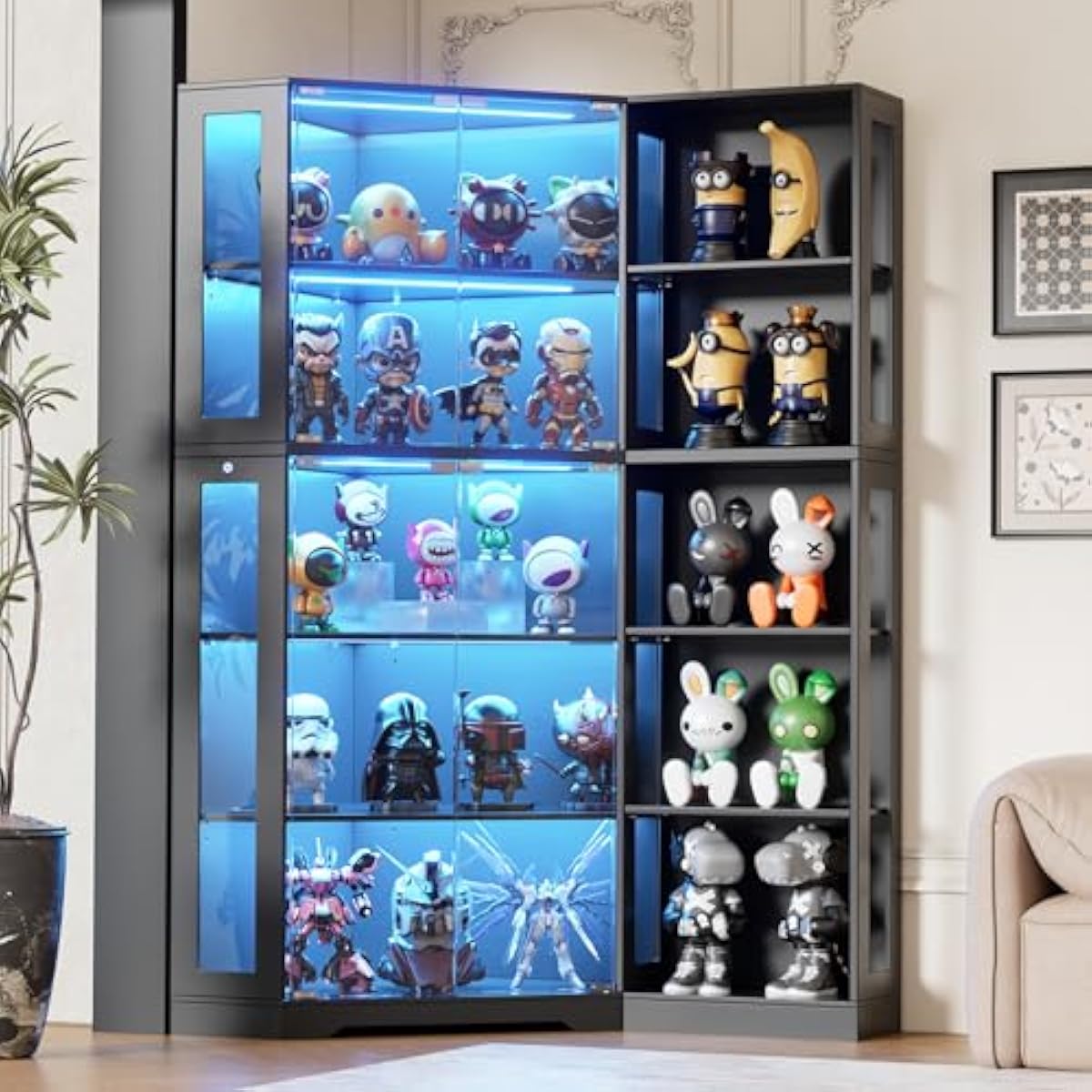 Vitrina con Puertas de Vidrio  - Lighting reseña y precio
