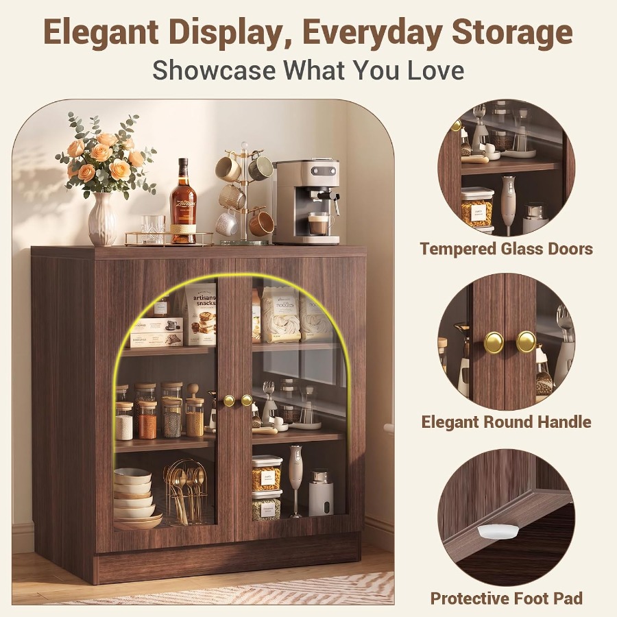 31.5 Aparador tipo buffet para - Storage & Organization reseña y precio
