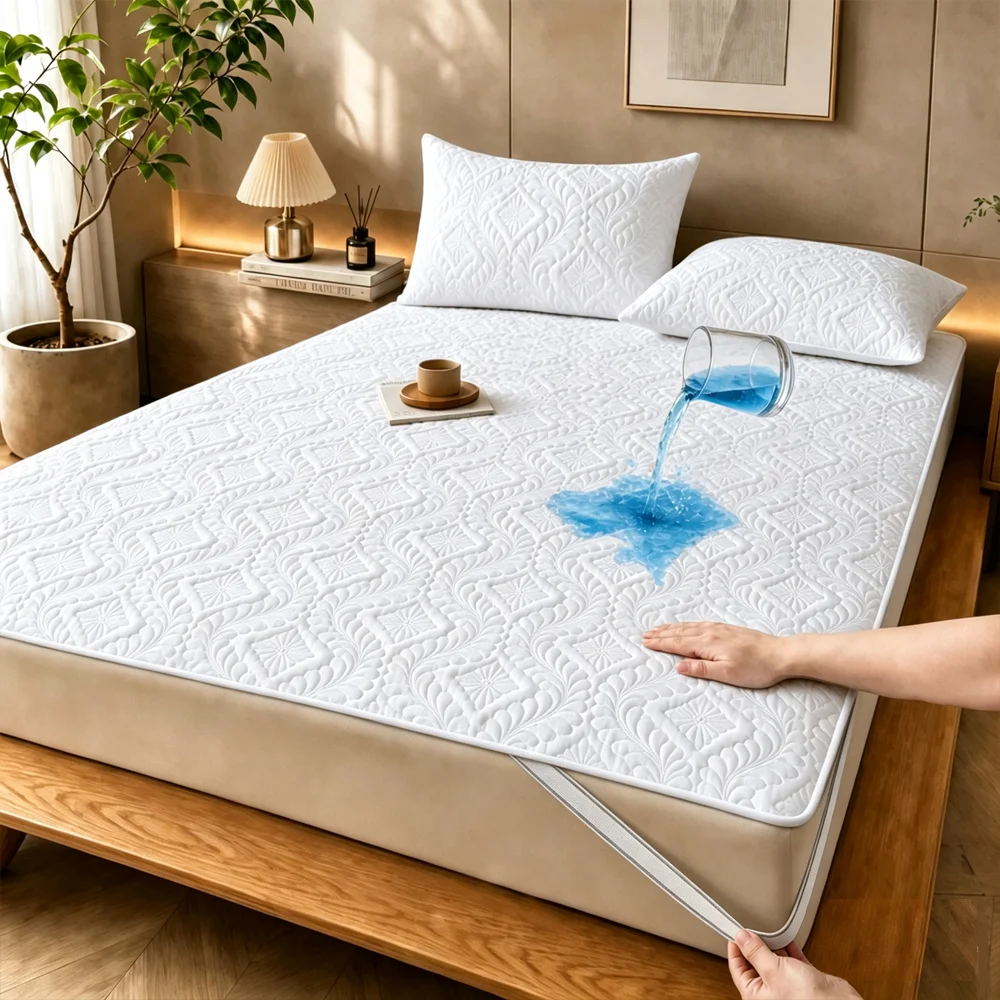 1 unidad de protector de colch - Waterproof Mattress Protector Breathable reseña y precio