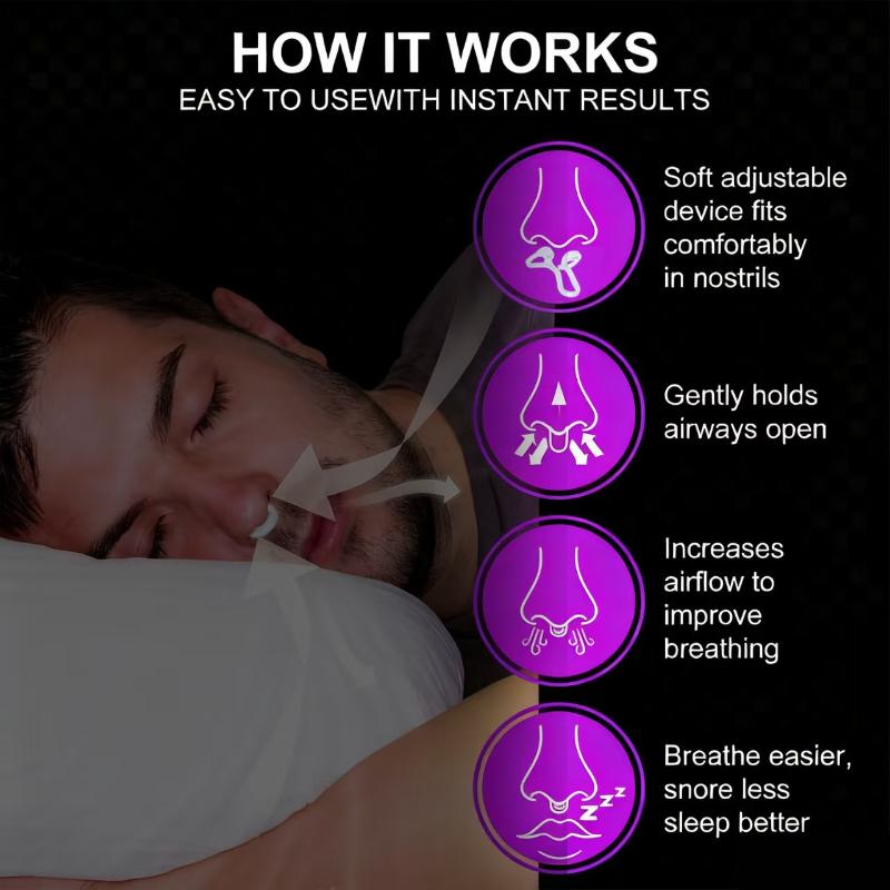 3 tamaños, clip nasal de silic - Anti Snore Contour Pillow reseña y precio